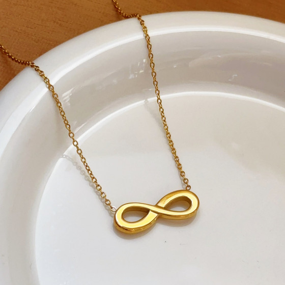 Ins-Style Baroque Pearl Necklace (Champagne Gold) - Lightweight Luxury Look